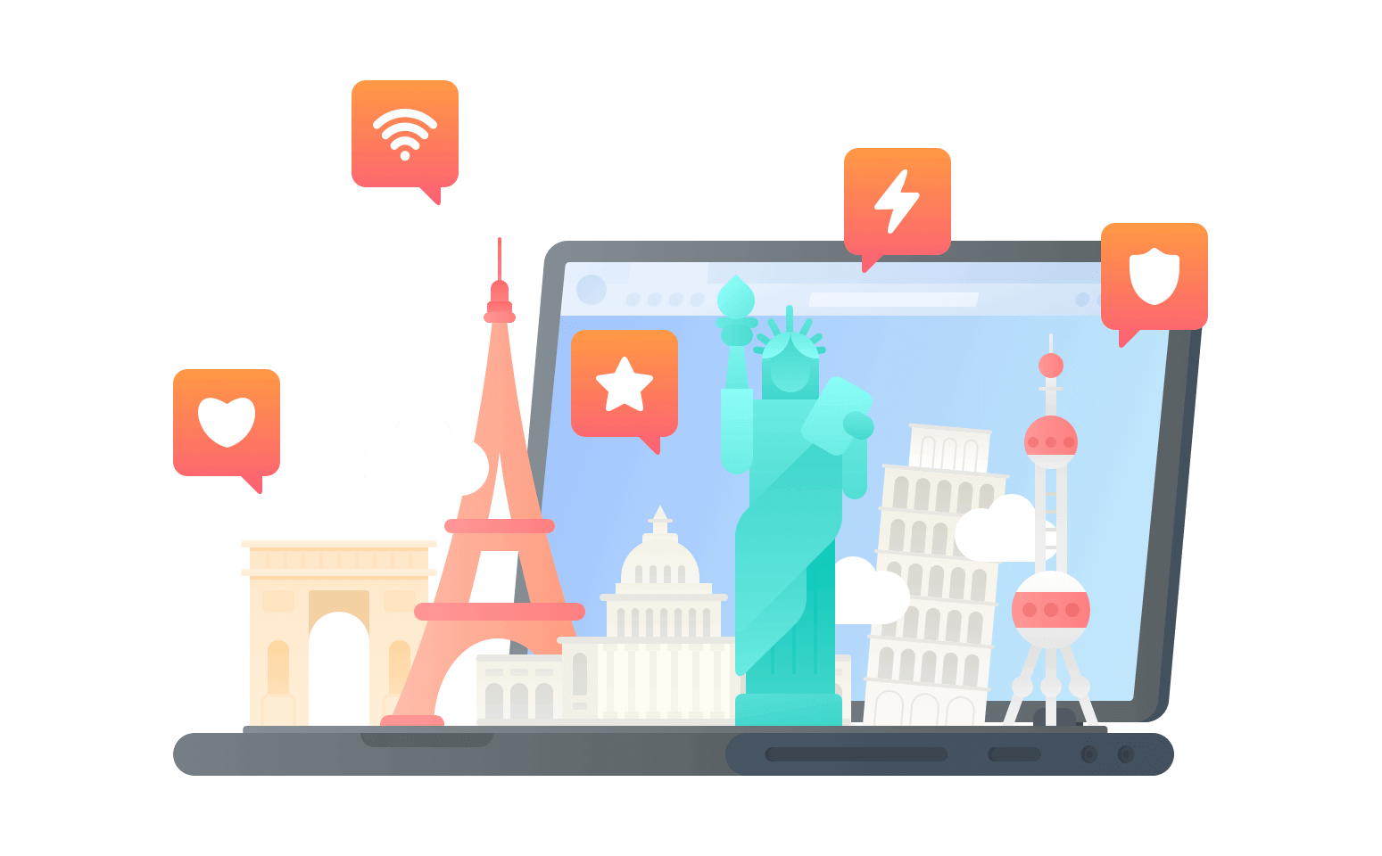 在美属萨摩亚连接到中国的软件 - 翻回VPN